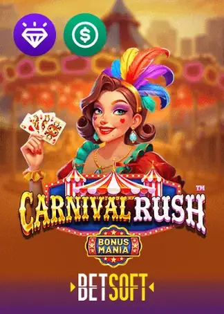 Carnival Rush pokie by Betsoft at Cashman